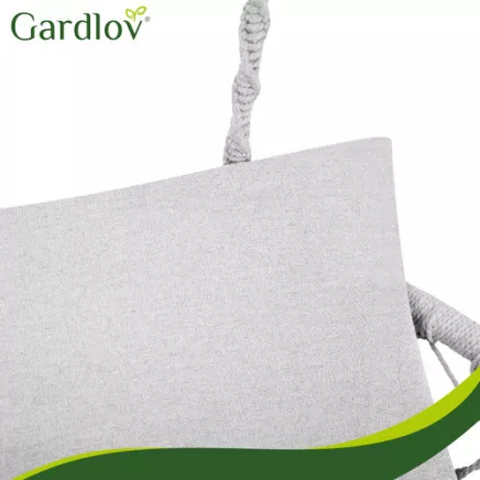 Poduszka na huśtawkę podwójną- szara Gardlov