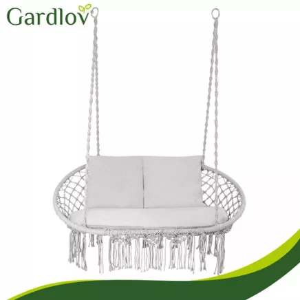 Poduszka na huśtawkę podwójną- szara Gardlov