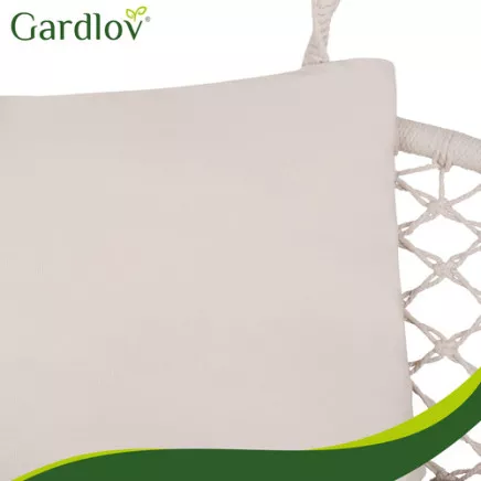 Poduszka na huśtawkę podwójną- kremowa Gardlov