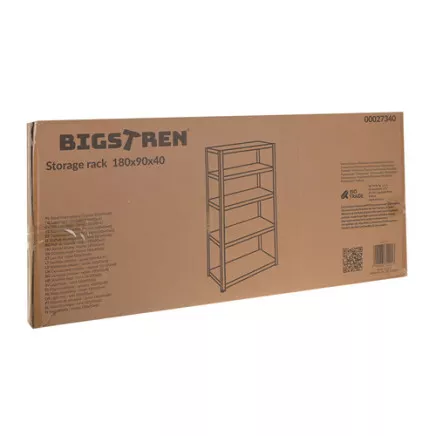 Storage rack - black 180x90x40 Bigstreen
