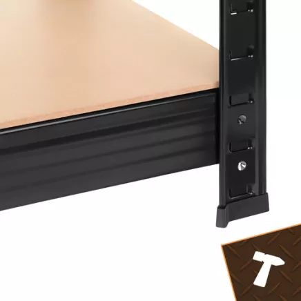 Storage rack - black 180x90x40 Bigstreen