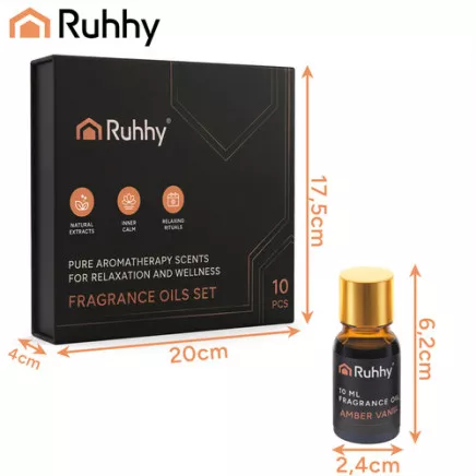 Fragrance oil - set of 10 pcs. 10 ml Ruhhy 27222
