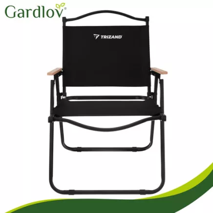 Krzesło ogrodowe 54x56x79cm czarne Trizand