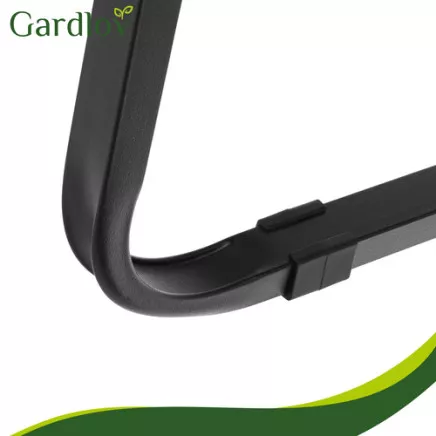 Krzesło ogrodowe 54x56x79cm czarne Trizand