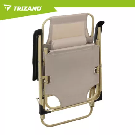 Leżak ogrodowy składany 60x177x30cm Trizand