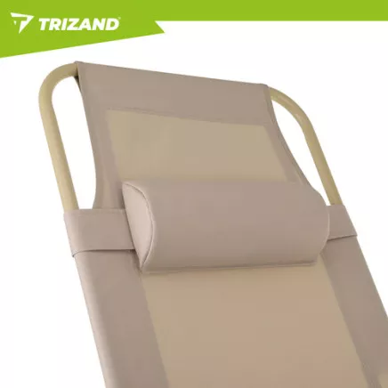 Leżak ogrodowy składany 60x177x30cm Trizand