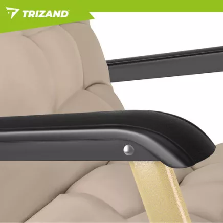 Leżak ogrodowy składany 60x177x30cm Trizand