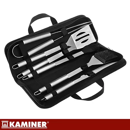 Zestaw przyborów do grilla - 6 szt. Kaminer 27178