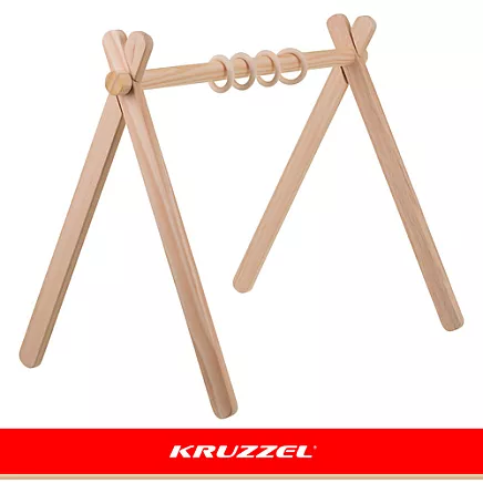 Stojak edukacyjny drewniany dla dzieci Kruzzel