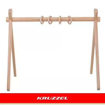 Stojak edukacyjny drewniany dla dzieci Kruzzel