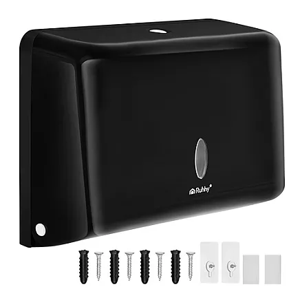 Pojemnik na ręczniki papierowe czarny Ruhhy