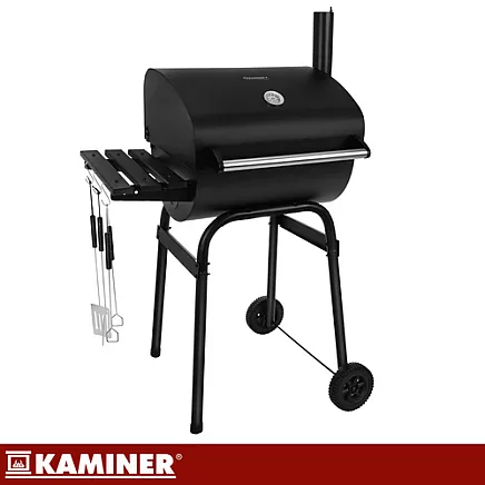 Grill ogrodowy z pokrywą 82x51x117cm Kaminer