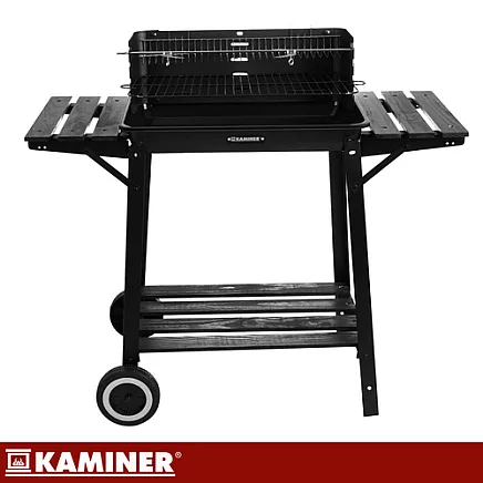 Grill ogrodowy z rożnem 93x41x86cm Kaminer