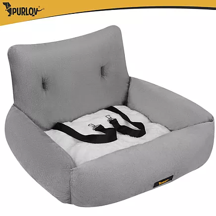 Fotelik samochodowy dla psa L 53x42x30cm Purlov