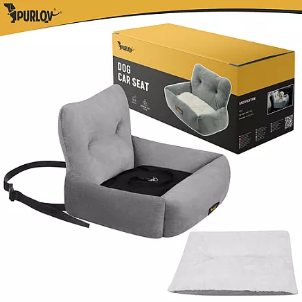 Fotelik samochodowy dla psa S 44x35x30cm Purlov