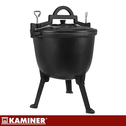 Kociołek żeliwny emaliowany 8l Kaminer