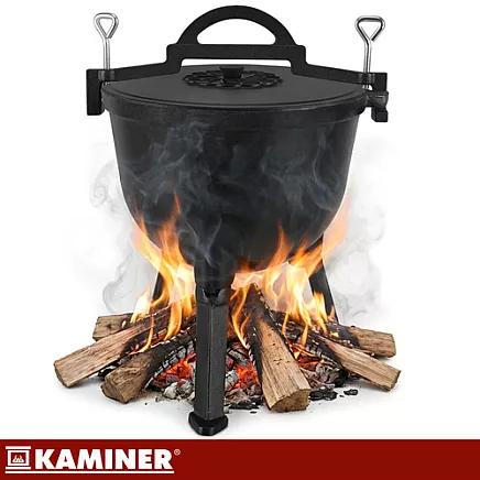 Kociołek żeliwny emaliowany 10l Kaminer