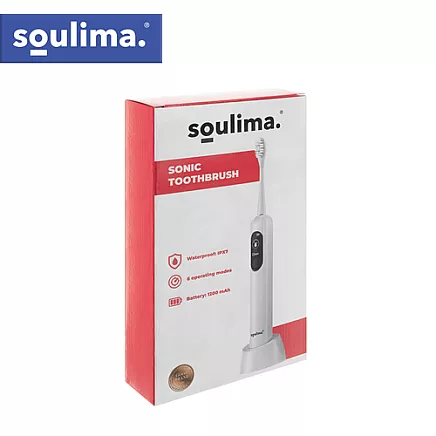 Soulima 26850 white sonic toothbrush