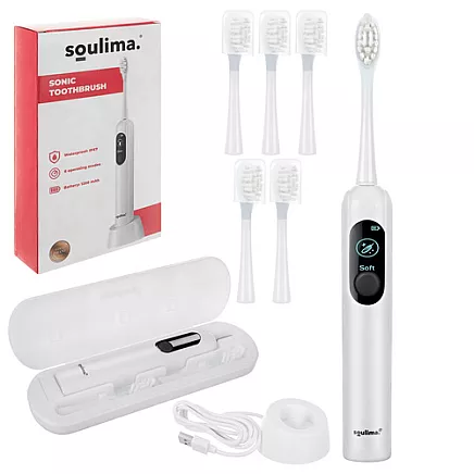 Soulima 26850 white sonic toothbrush