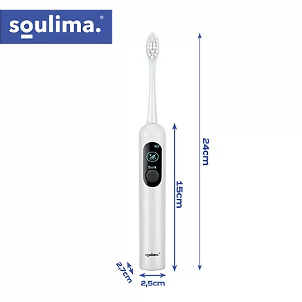 Soulima 26850 white sonic toothbrush