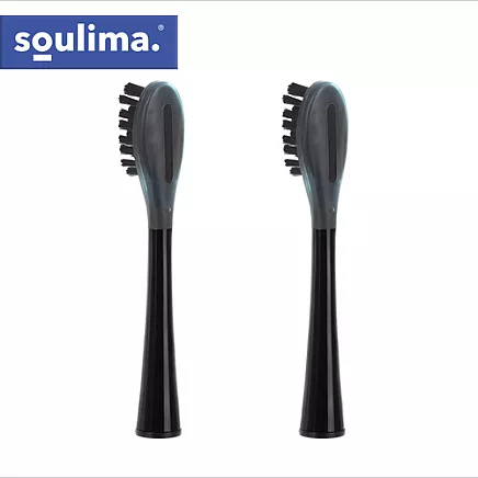 Black toothbrush head 2 pcs Soulima 26932