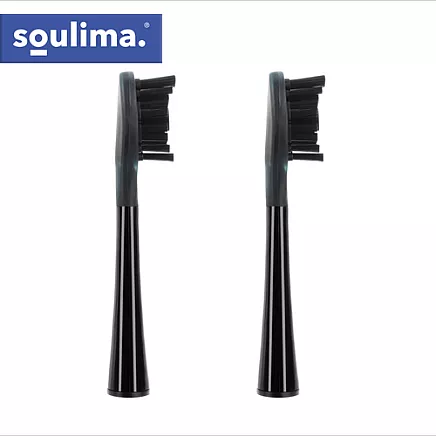 Black toothbrush head 2 pcs Soulima 26932