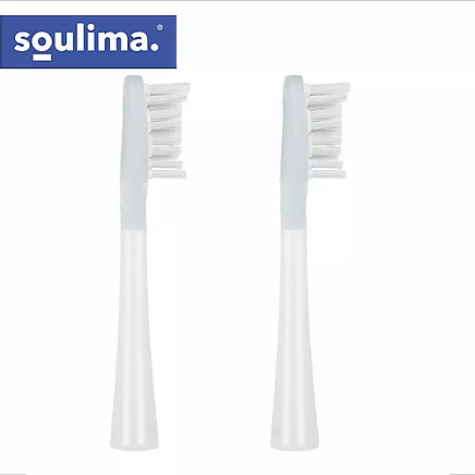 White toothbrush head 2 pcs Soulima 26929