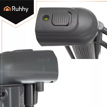 Bramka zabezpieczająca do drzwi-szara Ruhhy