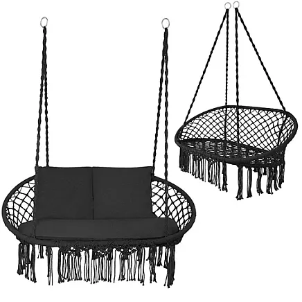 Gardlov double black crows nest swing
