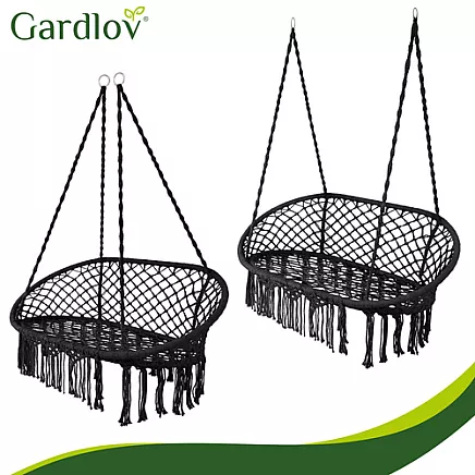 Gardlov double black crows nest swing