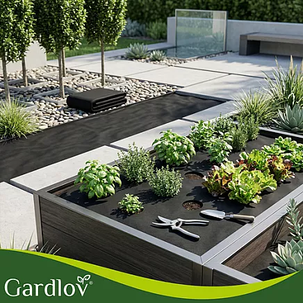 Agrowłóknina czarna 1,6x20m 50g/m2 Gardlov