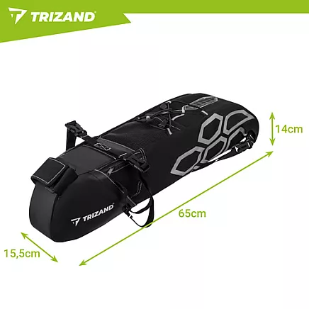Sakwa rowerowa podsiodłowa 12L Trizand