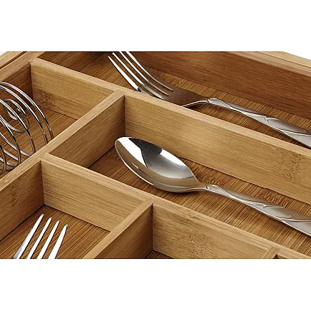 Wkład/ organizer bambusowy do szuflady Ruhhy