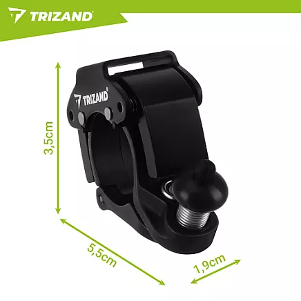 Dzwonek do roweru mechaniczny 7,5x4,5x2cm Trizand
