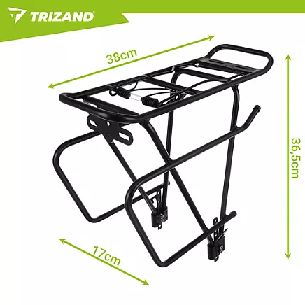 Bagażnik rowerowy 38x13,5x35cm Trizand