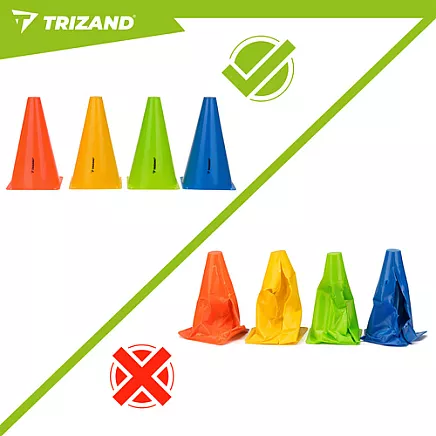 Pachołki treningowe 10szt. Trizand