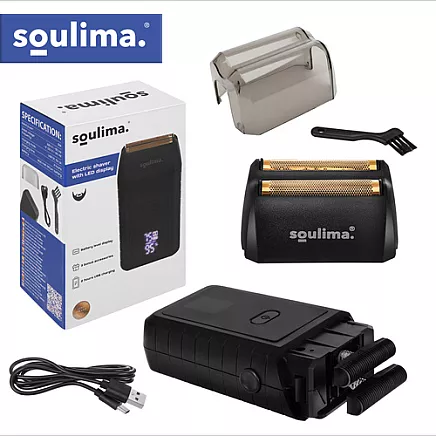 Golarka do brody z wyświetlaczem LED Soulima