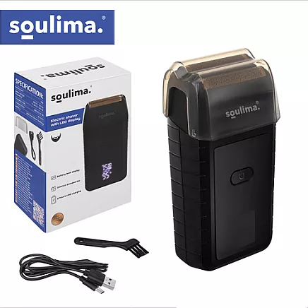 Golarka do brody z wyświetlaczem LED Soulima