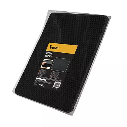 Mata pod kuwetę 75x55cm - czarna Purlov