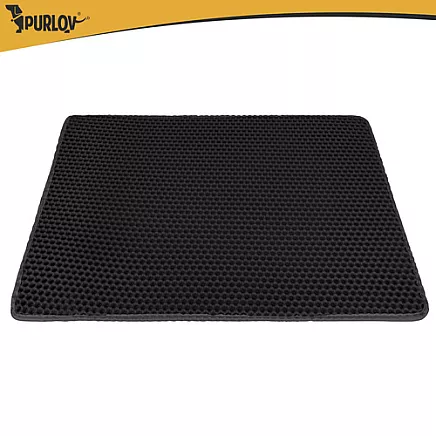 Mata pod kuwetę 75x55cm - czarna Purlov