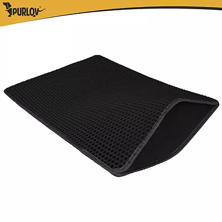 Mata pod kuwetę 75x55cm - czarna Purlov