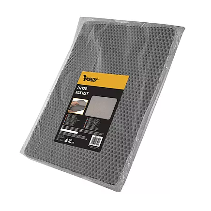 Mata pod kuwetę 75x55cm - szara Purlov