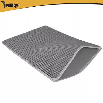 Mata pod kuwetę 75x55cm - szara Purlov