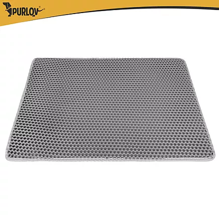 Mata pod kuwetę 75x55cm - szara Purlov