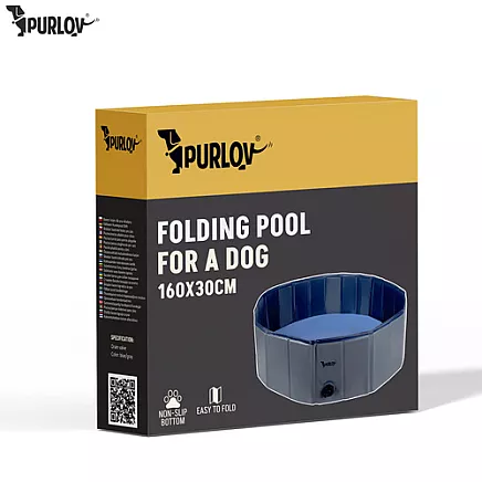 Folding dog pool/pen 160x30 Purlov