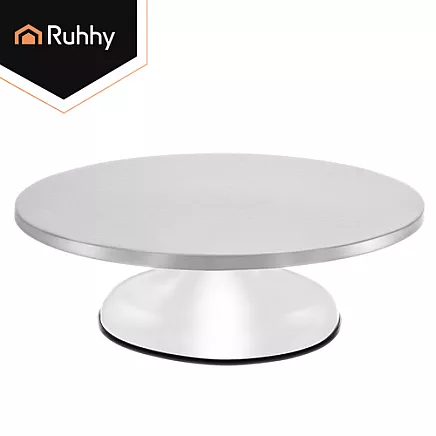 Ruhhy metal rotating platter