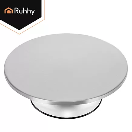 Ruhhy metal rotating platter