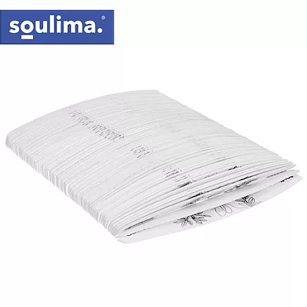 Slim nail file - boat shape 100 pcs Soulima