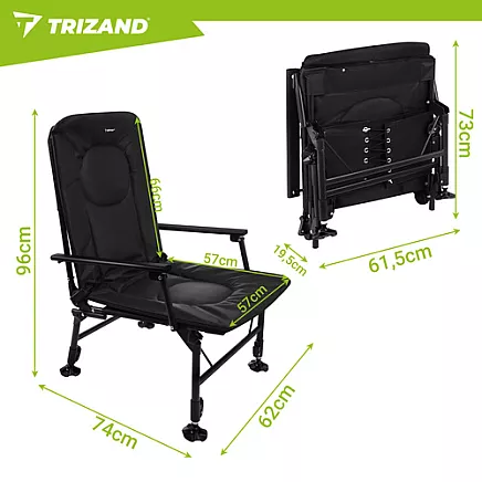Trizand adjustable fishing chair/armchair