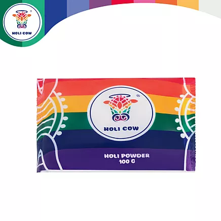 Holi Color Powder Set 6x100g Holi Cow 27335